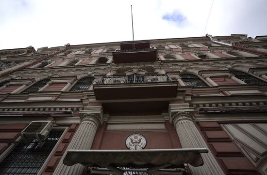 US flag removed from US Consulate-General in St. Petersburg
