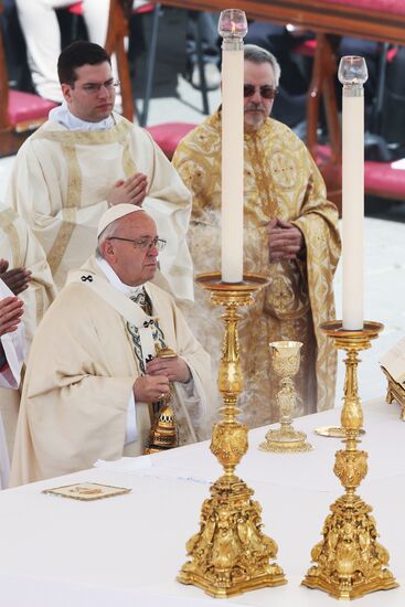 Easter mass in Vatican