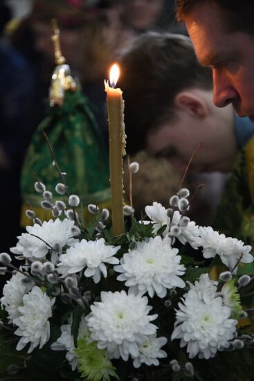 Palm Sunday celebrated in Russia