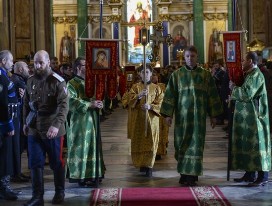 Palm Sunday celebrated in Russia