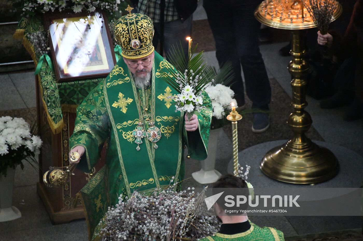 Palm Sunday celebrated in Russia