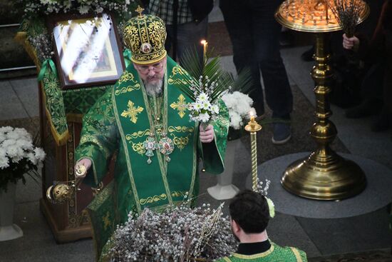 Palm Sunday celebrated in Russia
