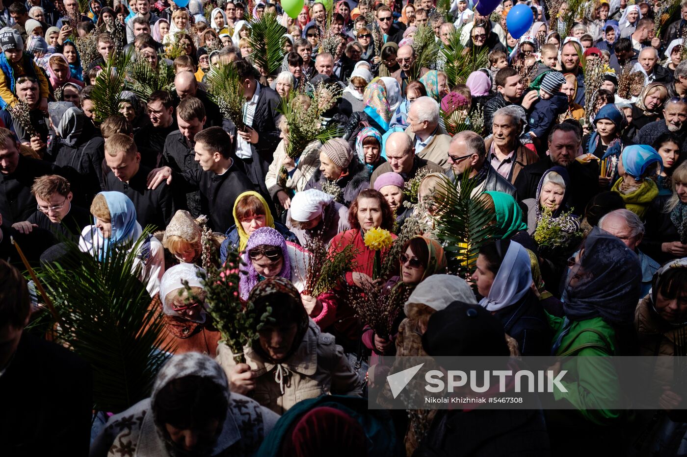 Palm Sunday celebrated in Russia