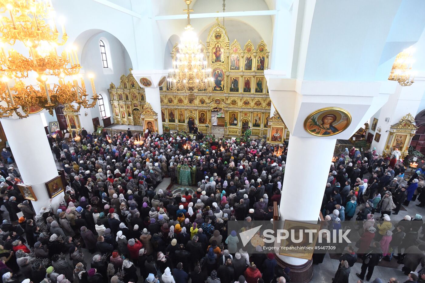 Palm Sunday celebrated in Russia