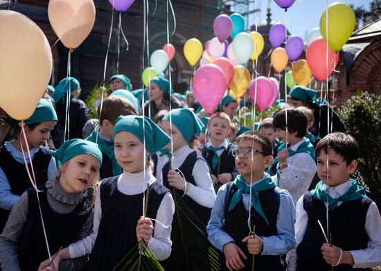 Palm Sunday celebrated in Russia