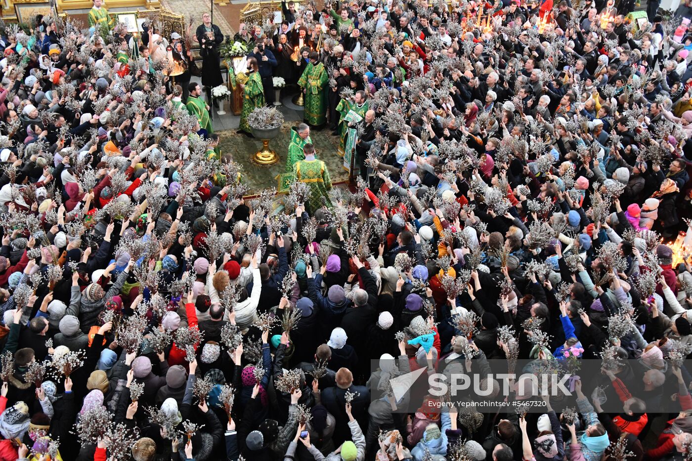 Palm Sunday celebrated in Russia