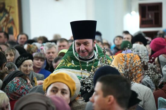 Palm Sunday celebrated in Russia