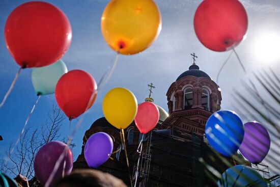 Palm Sunday celebrated in Russia
