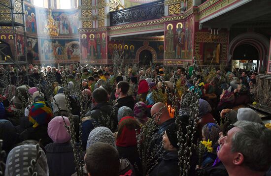 Palm Sunday celebrated in Russia