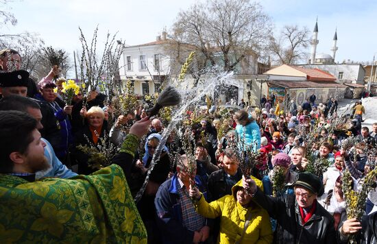 Palm Sunday celebrated in Russia