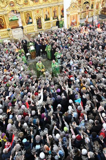 Palm Sunday celebrated in Russia