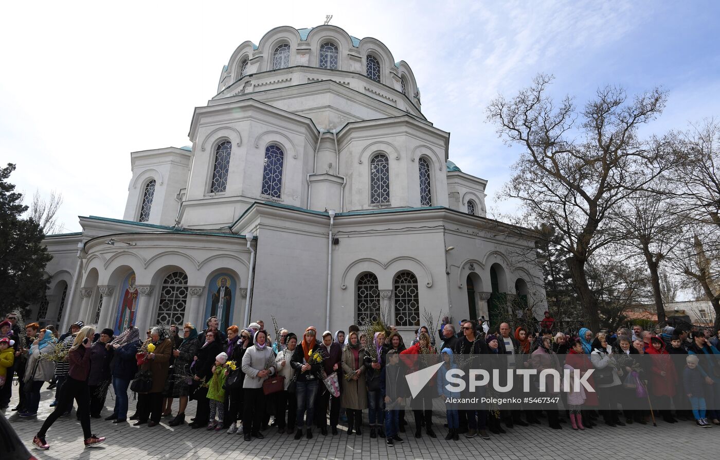 Palm Sunday celebrated in Russia