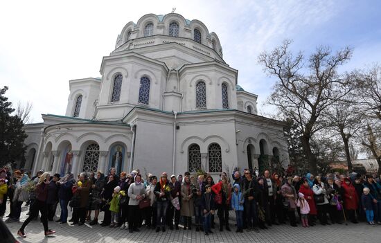Palm Sunday celebrated in Russia
