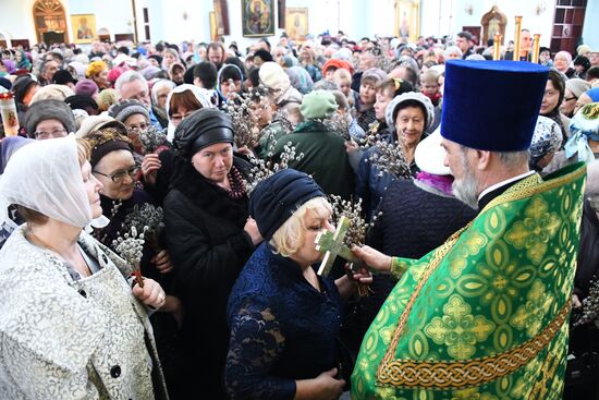Palm Sunday celebrated in Russia
