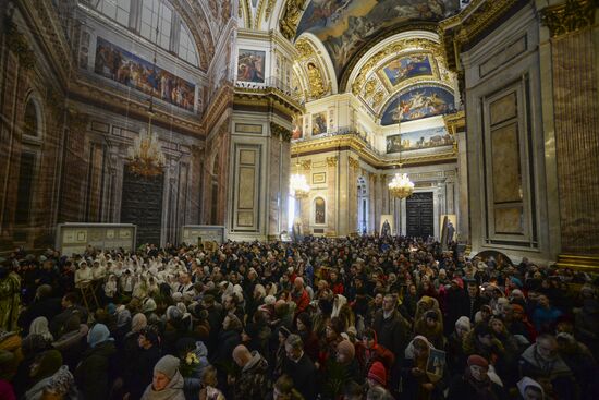 Palm Sunday celebrated in Russia
