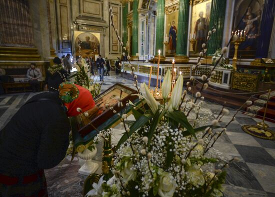 Palm Sunday celebrated in Russia