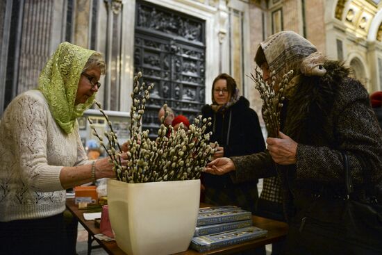 Palm Sunday celebrated in Russia