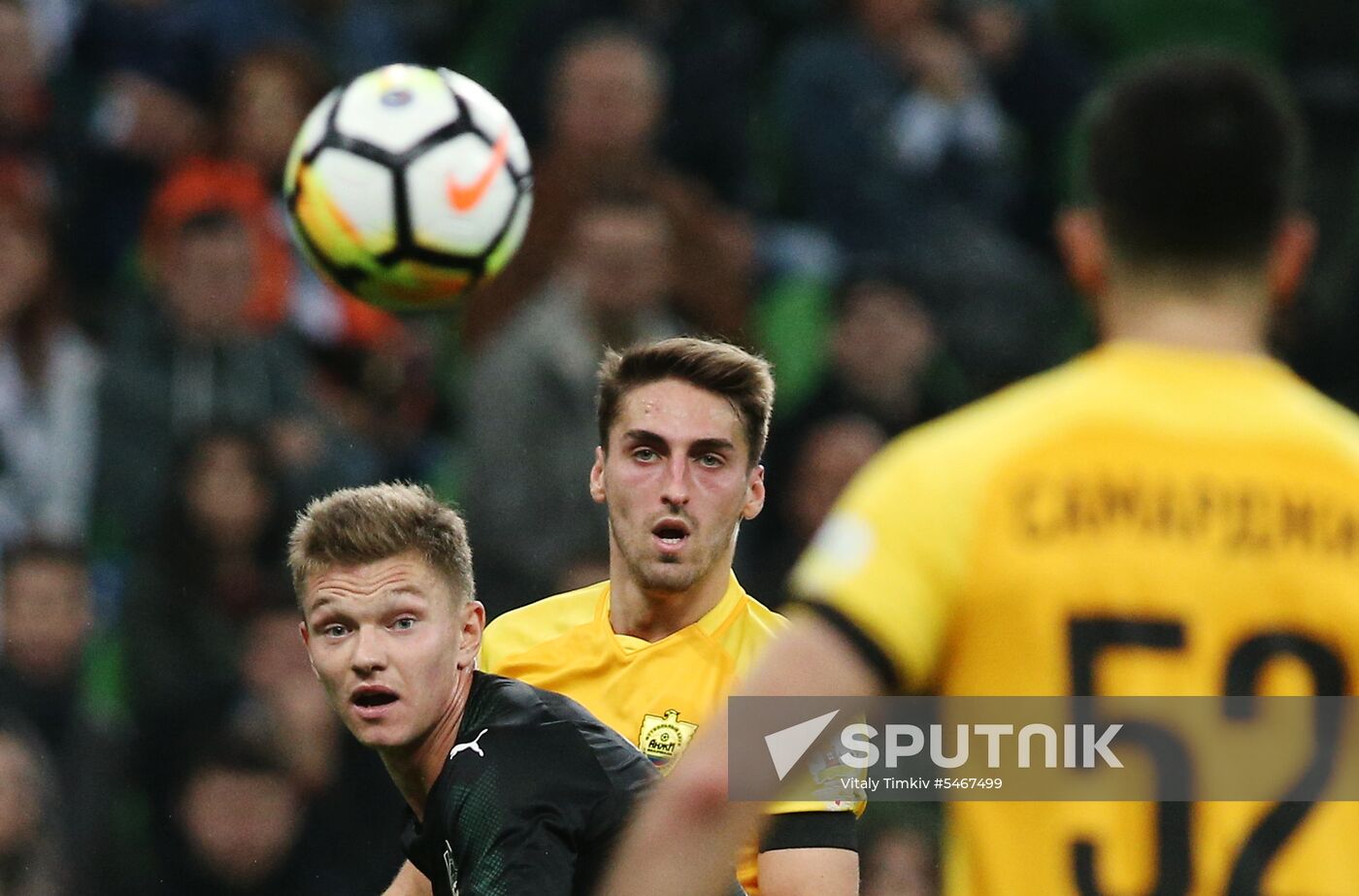 Football. Russian Premier League. Krasnodar vs. Anzhi