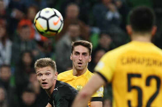 Football. Russian Premier League. Krasnodar vs. Anzhi