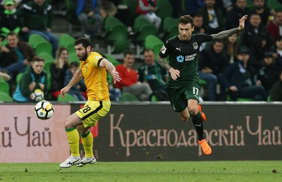 Football. Russian Premier League. Krasnodar vs. Anzhi