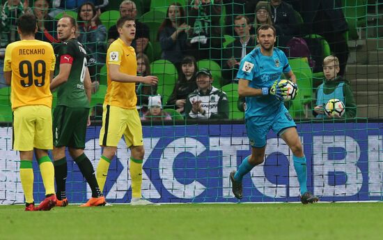 Football. Russian Premier League. Krasnodar vs. Anzhi
