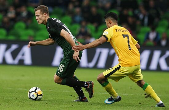 Football. Russian Premier League. Krasnodar vs. Anzhi