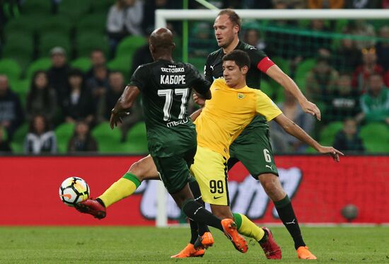 Football. Russian Premier League. Krasnodar vs. Anzhi
