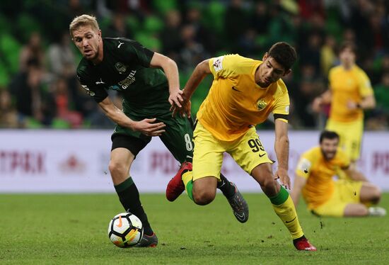 Football. Russian Premier League. Krasnodar vs. Anzhi