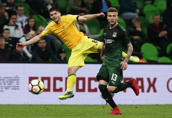 Football. Russian Premier League. Krasnodar vs. Anzhi