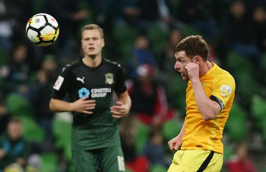Football. Russian Premier League. Krasnodar vs. Anzhi