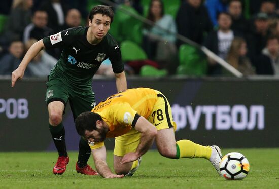 Football. Russian Premier League. Krasnodar vs. Anzhi