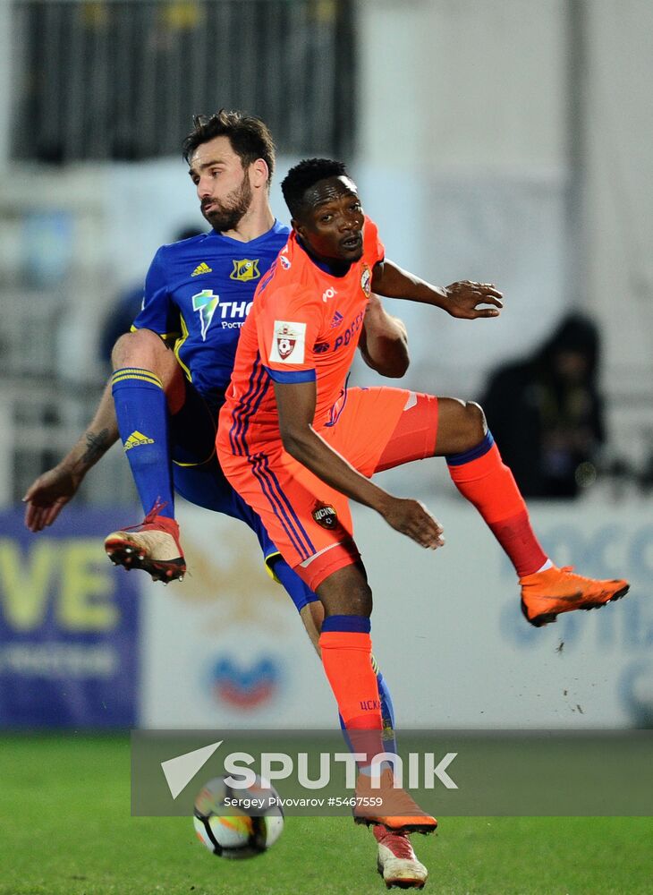Football. Russian Premier League. Rostov vs. CSKA