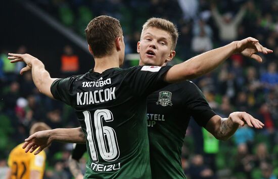 Football. Russian Premier League. Krasnodar vs. Anzhi