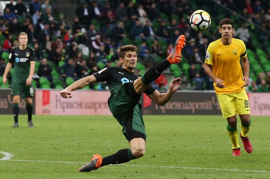 Football. Russian Premier League. Krasnodar vs. Anzhi