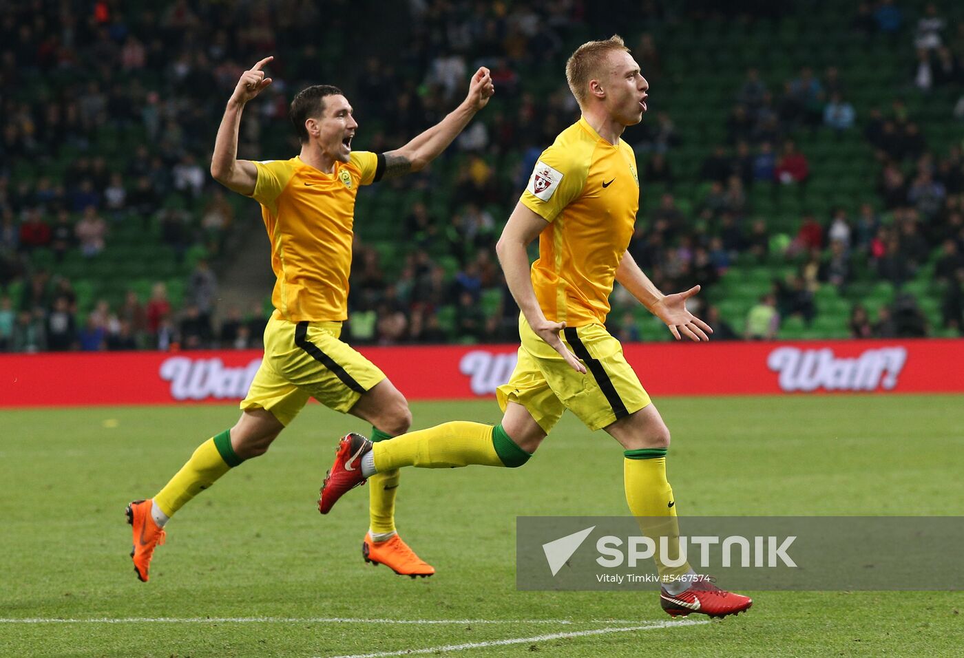 Football. Russian Premier League. Krasnodar vs. Anzhi