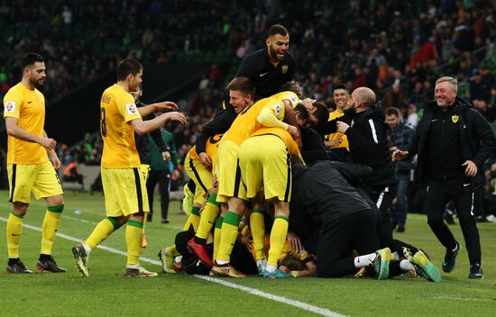 Football. Russian Premier League. Krasnodar vs. Anzhi