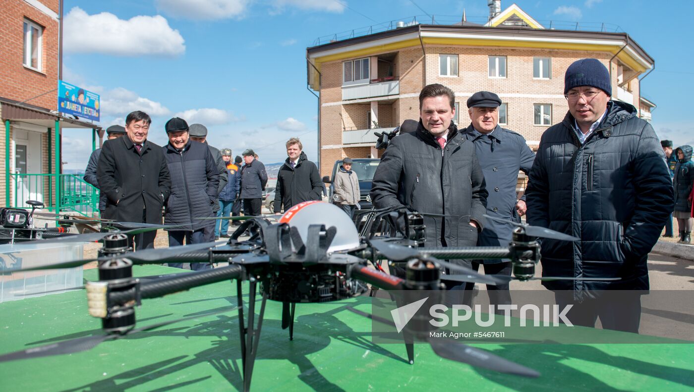 Russian Post's drone tested
