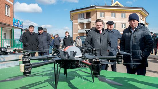 Russian Post's drone tested