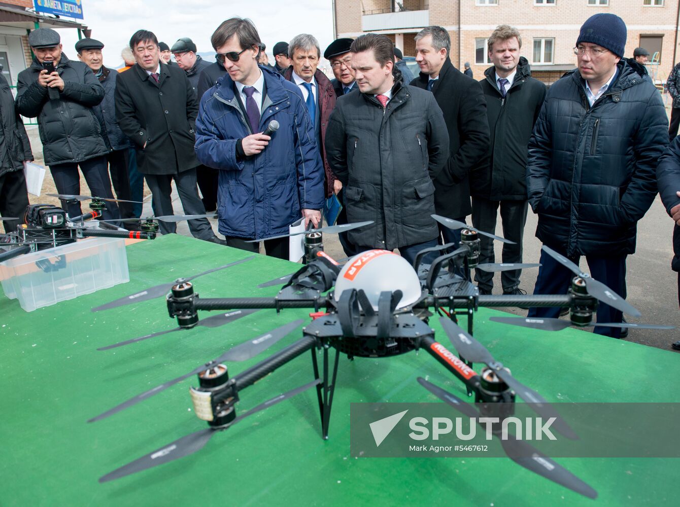Russian Post's drone tested