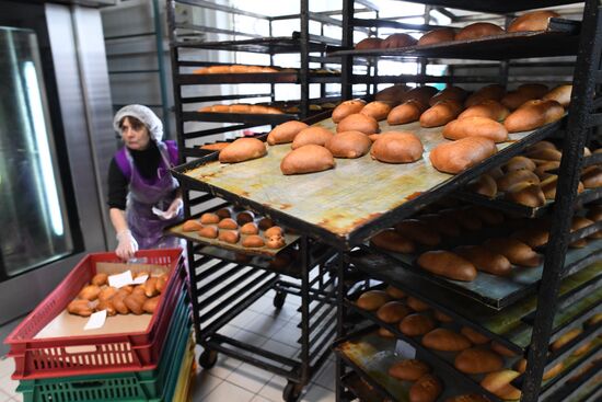 Making Easter cakes at Trinity Lavra of St. Sergius