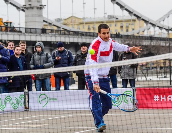 Russian men's team. Exhibition match
