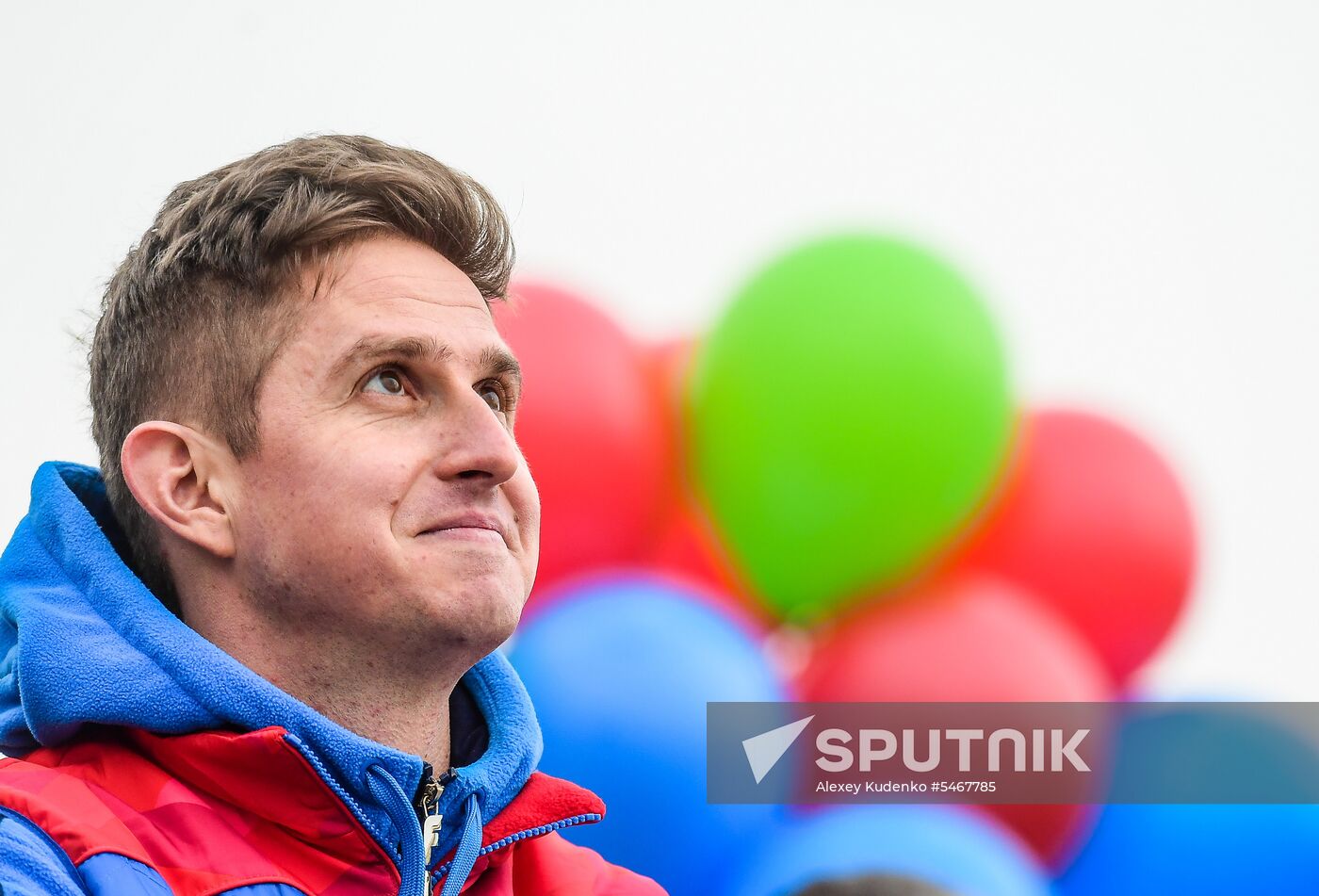 Russian men's team. Exhibition match