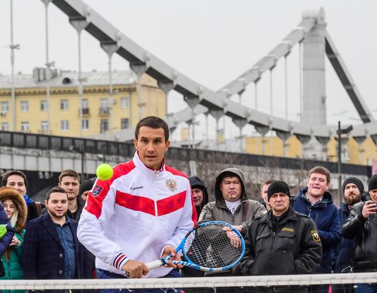 Russian men's team. Exhibition match