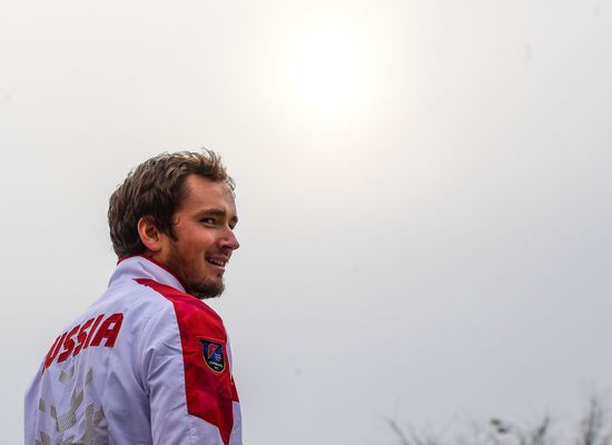 Russian men's team. Exhibition match