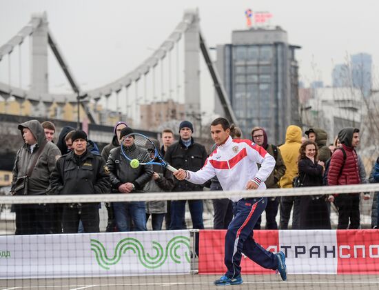 Russian men's team. Exhibition match