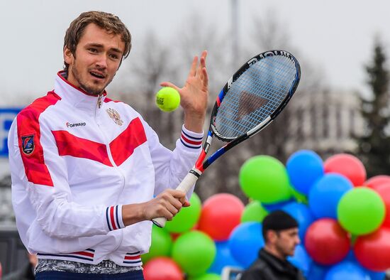 Russian men's team. Exhibition match