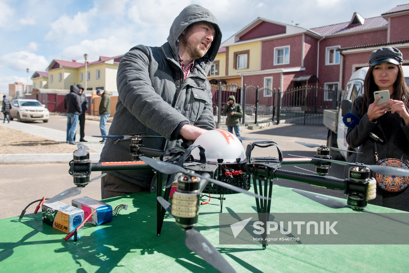 Russian Post's drone tested