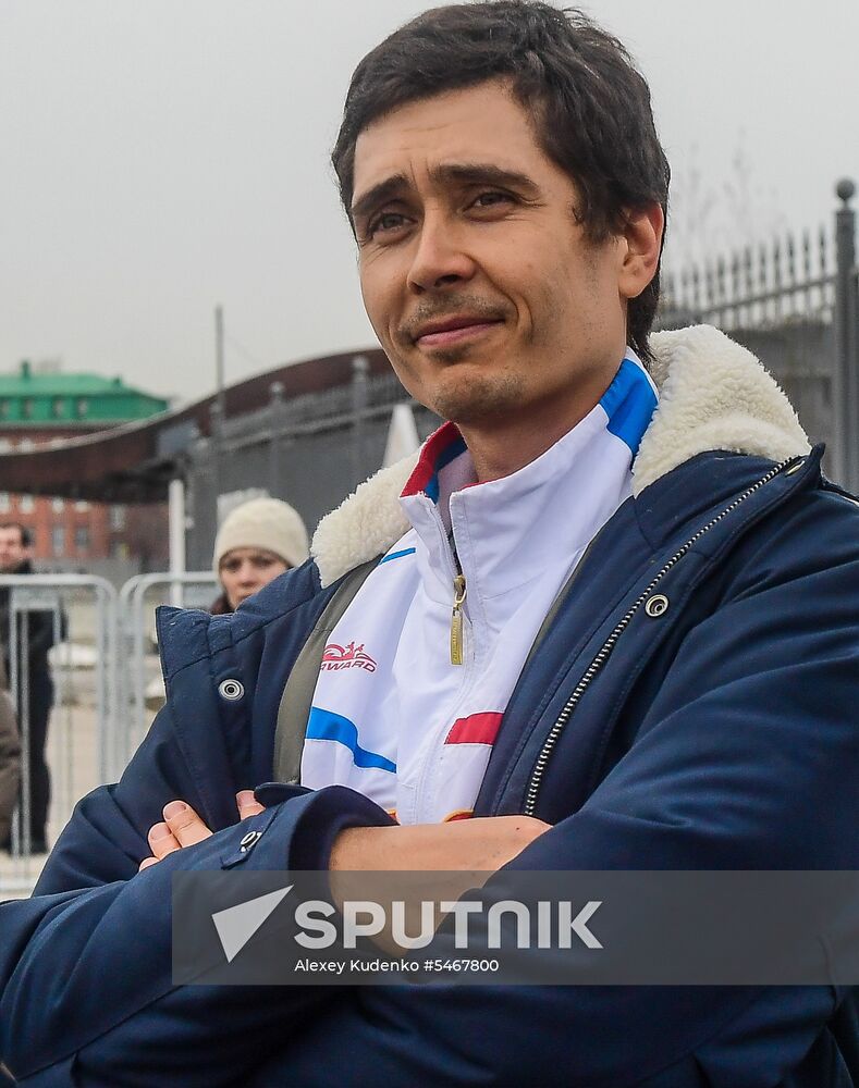 Russian men's team. Exhibition match