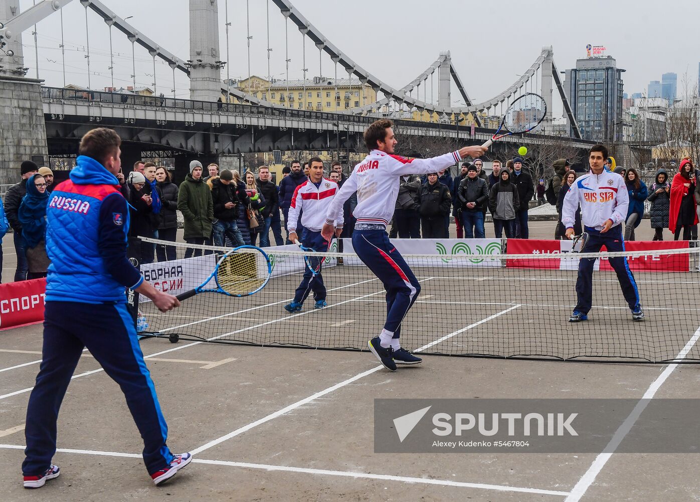 Russian men's team. Exhibition match