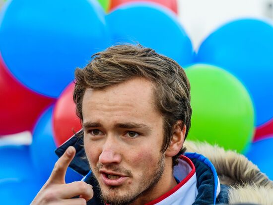 Russian men's team. Exhibition match